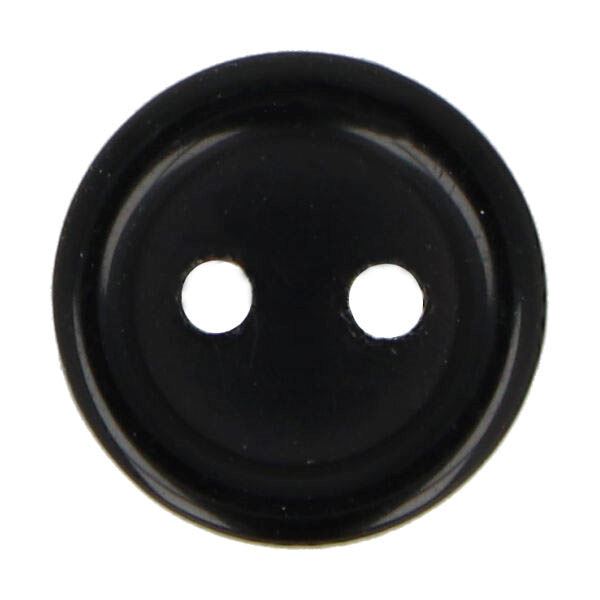 Gombík v čiernej farbe 11 mm K-B40-201318-332