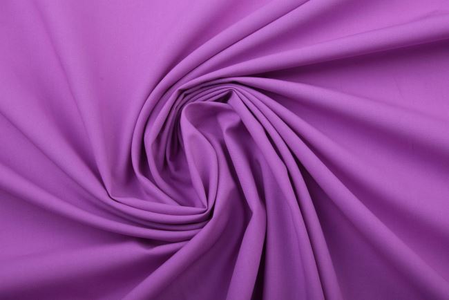 Bavlnený popelín vo svetlo fialovej farbe TI677